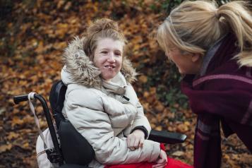 girl in wheelchair