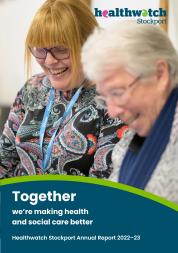 Annual Report 2023 - 2024 | Healthwatch Stockport